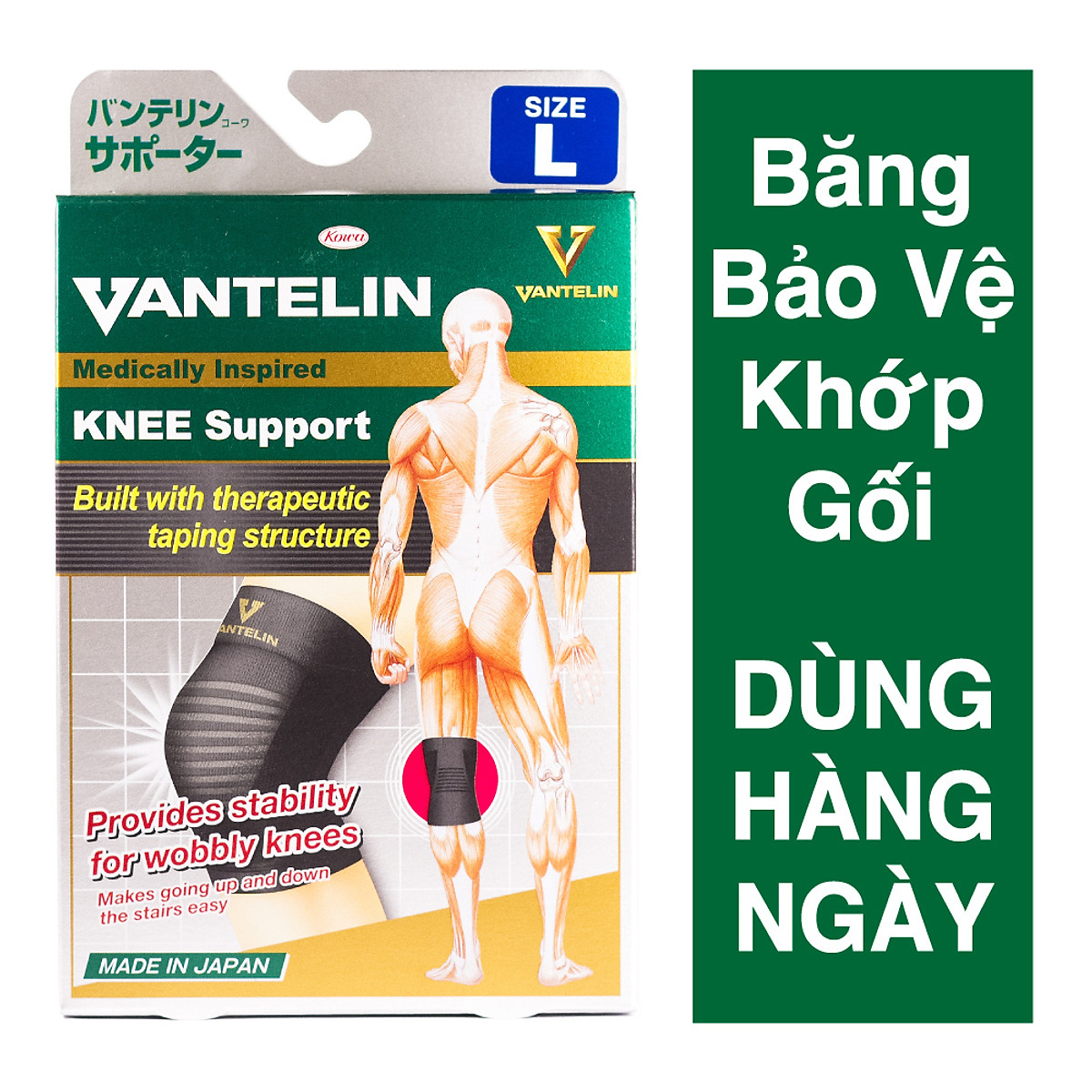 Băng Bảo Vệ Khớp Gối Bó Gối Vantelin